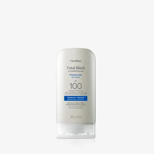 Protector Solar Total Block Ultraprotección SPF 100
