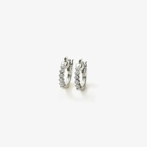 Argollas Platinium Cristal