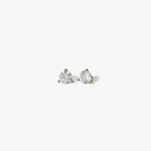 Aretes Zirconi Platinium