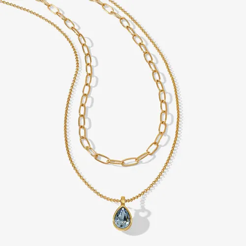 Set Collares Azurine Cristal